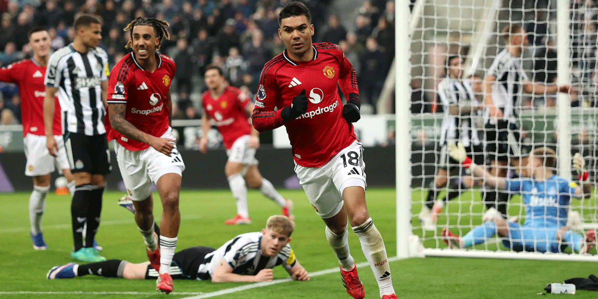 Casemiro Tetap Bermain Meski Mata Lebam di Manchester United